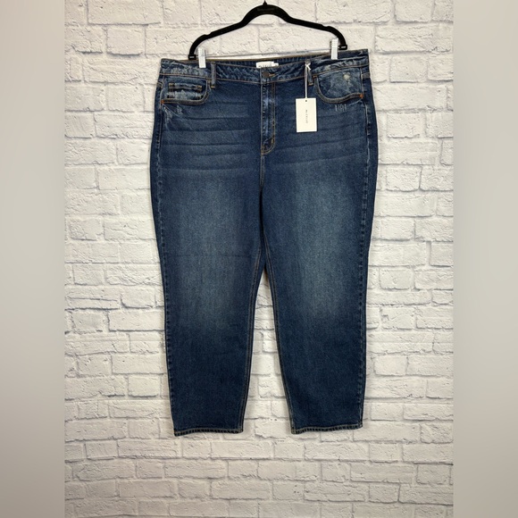 MS Cello Denim - NWT Ms.Cello High Rise Straight Jeans Size 20
